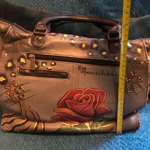 Anuschka Multicolor Floral Satchel